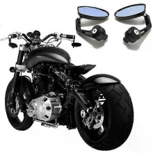 7/8 Motocykel Side Mirror End Running Bar End CNC hliníkové spätné zrkadlo pre YAMAHA vmax 1200 1700