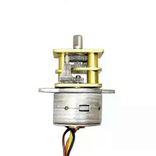 Mini moteur pas à pas à engrenages 15 mm, 5 V CC, 15 BY, 2 phases, 4 fils, entièrement métallique