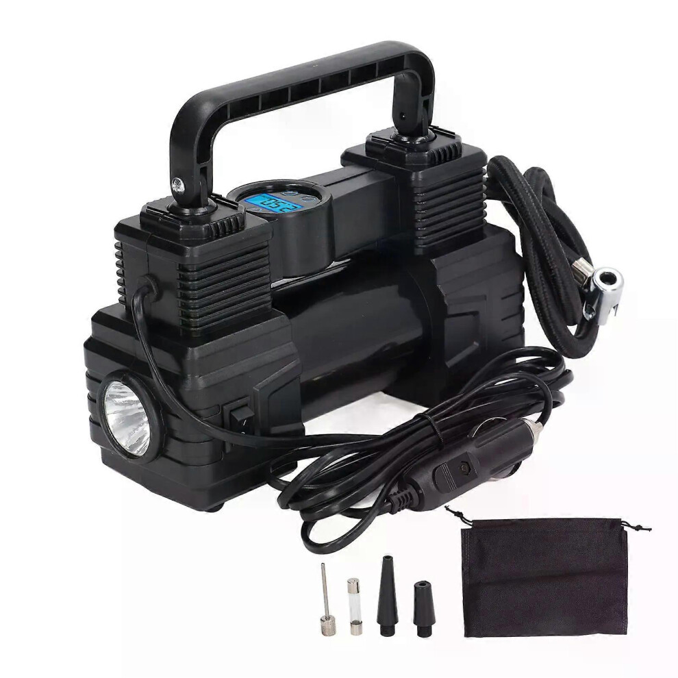 Compresseur d'air pour voiture, pompe à pneu, gonfleur de pneu de voiture, compresseur d'air 120 PSI,