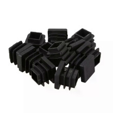 Lot de 12 embouts carrés en plastique pour tubes et tuyaux, 15 mm x 15 mm