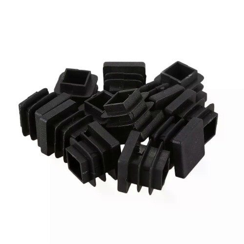 12 τεμ. 15mm x 15mm Πλαστικά τετράγωνα καπάκια σωλήνων ένθε
