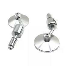7/8 Stuur Bar End 3 Convex Spiegel Cafe Racer Bobber Rat Bike Custom CB XL