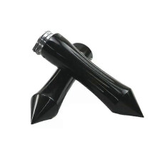 Μαύρο Spike 7/8 22mm χειρολαβές για Honda Suzuki Kawasaki Yamaha Harley Custom
