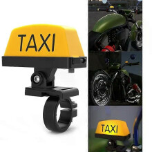 Dekorácia na motorku upravené svetlo nastaviteľná rukoväť Svetlo prilby USB dobíjacie výstražné taxi
