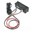12V 3 σε 1 Vehicle Car Kit Θερμόμετρο με βολτόμετρο με ρολόι LED Ψηφια 1