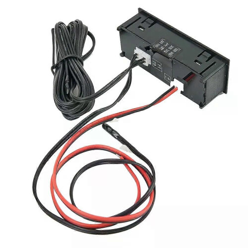 12V 3 σε 1 Vehicle Car Kit Θερμόμετρο με βολτόμετρο με ρολόι LED Ψηφια