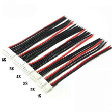 5 teile/los 1S 2S 3S 4S 5S 6S Lipo Akku Balance Ladegerät Kabel 10CM IMAX B6 Stecker Stecker Draht Ausgewogene
