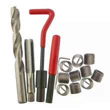 Kit di inserti per riparazione filettature metriche da 15/20/30 pezzi M5 M6 M8 M10 M12 M14 Helicoil