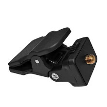 Mini Fill Light Clip Holder Camera 1/4 Screw Mount Universal Phone Tripod Tablet Mount Clamp Photography