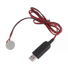USB na 3V CR2032 falošný napájací kábel náhrada CR2032 3V gombíková mincová batéria