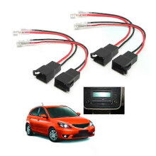 4ks káblový zväzok predného reproduktora do auta pre náhradný konektor adaptéra pre auto reproduktory