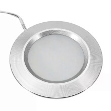 Zapustené 12LED RV čln Zapustené stropné svietidlo 12V LED svetlá Okrúhly tvar Ultratenký interiér karavanu