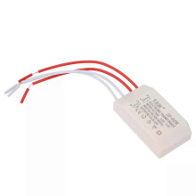 220V na AC 12V Elektronický transformátorový menič napätia 20-60W ovládač inteligentného napájacieho
