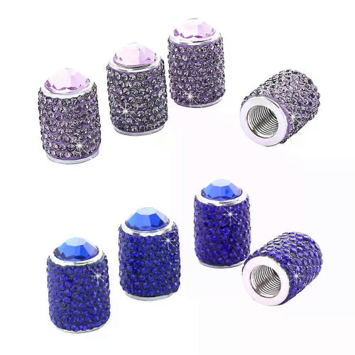 4 Stücke Lange Stil Diamant Bling Auto Rad Reifen Stem Luftkappen Crown Staubdicht Strass Reifen Ventilkappen~p137237147