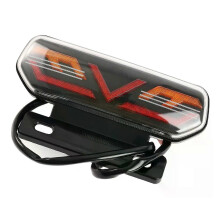 Accessori per moto 5 in 1, fanale posteriore lampeggiante per Honda, Suzuki, Yamaha e Harley, accessori