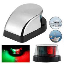 1 Pcs Rot Grün LED Boot Navigation Licht 12V Wasserdicht Segeln Signal Lampe Marine Yacht Steuerbord