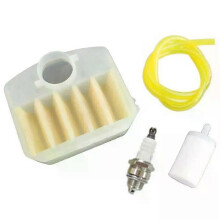 Luftfilter Zündkerze Kraftstoffleitungssatz für 340 345 346XP 350 351 353 Kettensägenteile Gartenwerkzeugzubehör