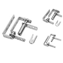 2 Pack Závesy dverí kaviarne 304 Nerezové otočné dvere Kovanie Saloon Závesy dverí Samozatváracie pre