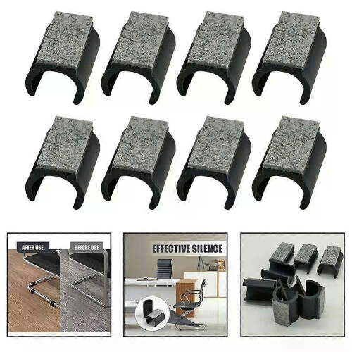 8 τμχ Έπιπλα καρέκλας σε σχήμα U Foot Pads Chair Glider Για προστασ