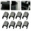 8 τμχ Έπιπλα καρέκλας σε σχήμα U Foot Pads Chair Glider Για προστασ 2