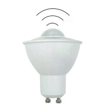 Αισθητήρας κίνησης PIR LED GU10 Λάμπα φωτός 6W 120V 220V 230V Σκ