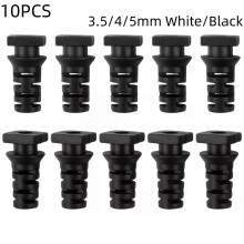 10 stücke 35/4/5mm Kabelverschraubung Anschluss Gummi Zugentlastung Kabel Boot Protector Schlauch Draht