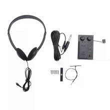 Elektrische viool Silent EQ pickup Piezo met koptelefoon en plug-gat kabelset