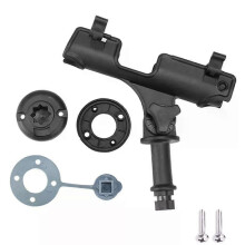 Rowing Boats Kayak Fishing Rod Holder 360 Degrees Swivel Fishing Pole Fixed Stand Rack Nylon Fishing