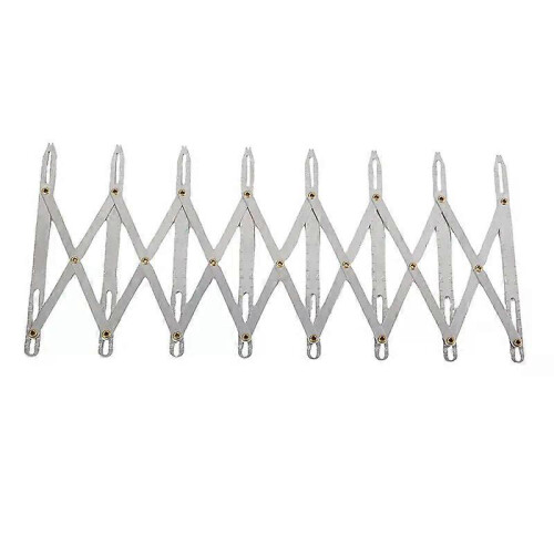 Buttonhole Spacer Expanding Crafting Guide Rule Sewing Gauge Equidistant Measuring Marking Tool for