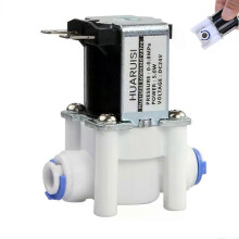 1PC 24V DC Electric Water Valve Solenoid Valve 1/4 Hose Connection For RO Reverse Osmosis Pure System