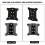Στήριγμα CPU Heatsink Bracket Backplane Backplate Back Sheet Iron Plate για πλατφόρμ 2