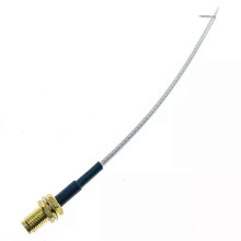 RG316 SMA FEMALE Pigtail na spájkovanie na PCB pre WIFI bezdrôtový smerovač GPS GPRS Low Loss Jack