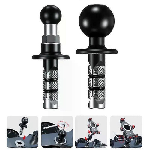 Motorfiets telefoonbeugel voorvork schroef kogelkop gemonteerd expansie schroef kogelkop zinklegering