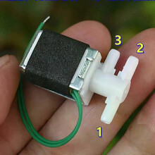 DC 9V-12V Magnetventil 2-Wege 1 Position Normalerweise geschlossener Typ Instrumentenausrüstung Elektronische