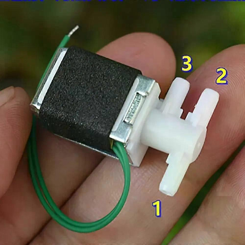 Ηλεκτρομαγνητική βαλβίδα DC 9V-12V 2 Way 1 Θέση Κανονικά κλειστ