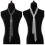 Γραβάτα Bling Rhinestone Uniform Γραβάτα Γυναικεία λαιμόκοψη Καθημερι 1