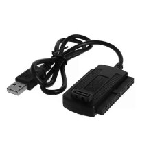 USB 20 - IDE Sata Converter -sovitin kaapelilla 25 35 kiintolevylevyn HDD-liittimelle & Playlle Ei