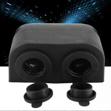 Auto Loď Dvojportová zásuvka pre zapaľovač cigariet na povrch 12V-24V Motocykel ZY Auto doplnky do interiéru