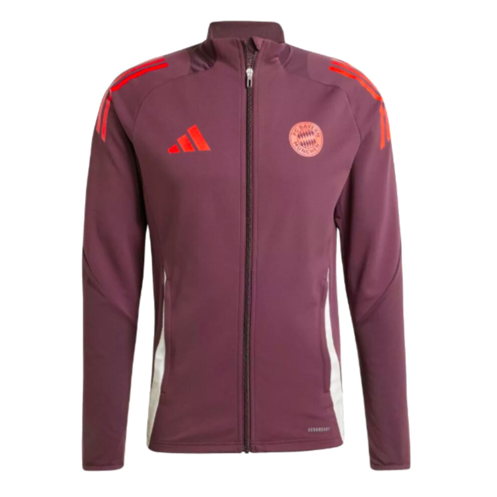 Adidas (L) 2024-2025 Bayern Munich Track Jacket (Shadow Maroon)