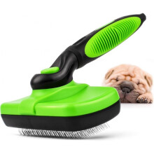 Pet Brush for Dogs and Cats Self-Cleaning, Effective Removal of up to 95% of Dead Hair and Undercoat