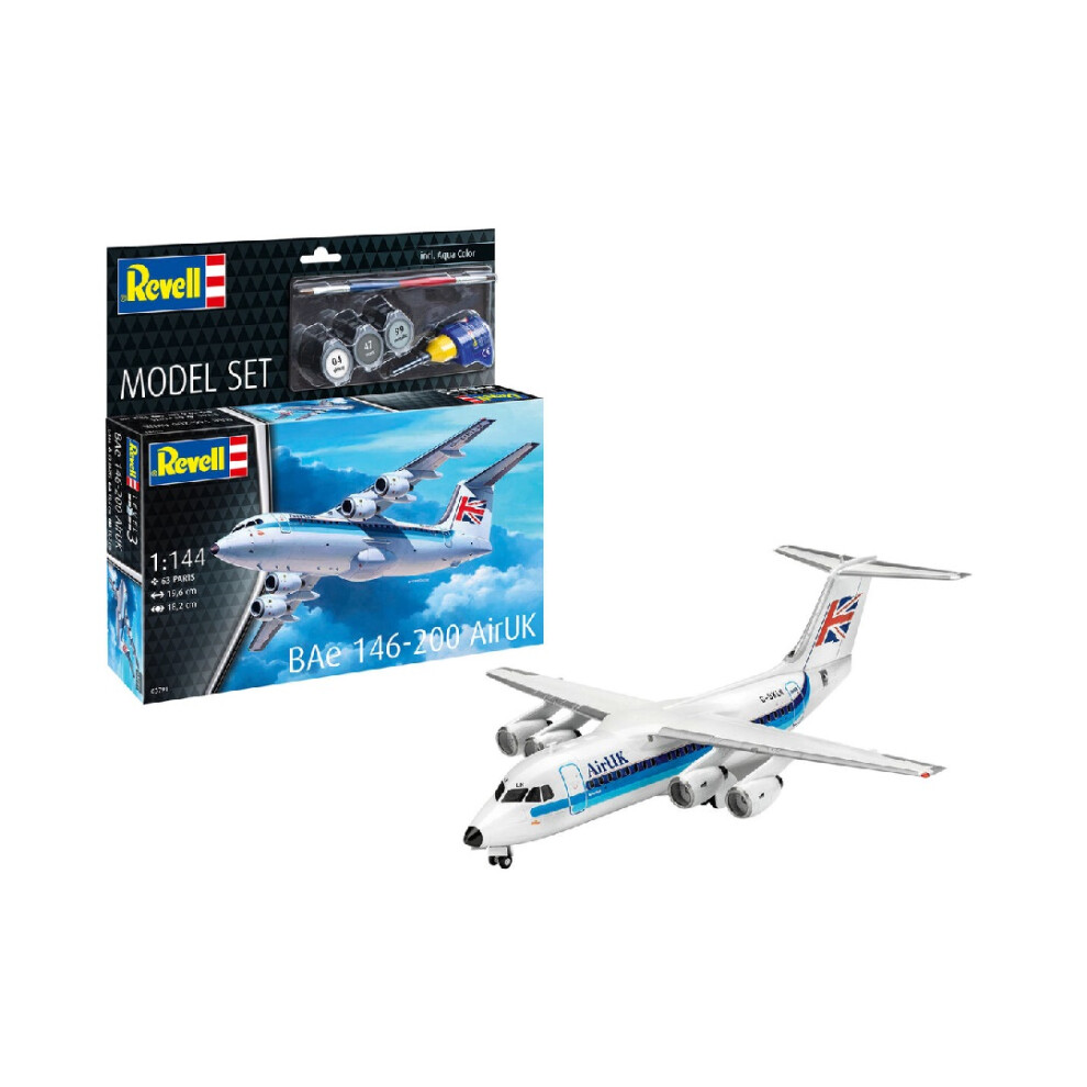 Revell Model Set Bae 146-200 Airuk Model Aircraft