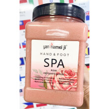 (Rose Bath Salt) Frosted Bath Salts Hands And Feet Scrubs Exfoliating Deep Cleansing Whole Body Brightening Wet Salt