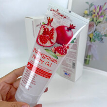 (Red pomegranate) Apple Cucumber Exfoliating Gel Facial Body Gentle Skin Brightening Red Pomegranate Dead Skin Gel
