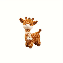 (30cm/11.81in) Scarf-Wearing Giraffe Plush Toy Adorable Long-Necked Stuffed Animal Soft Room Decoration Perfect Gifts for Friends Christmas
