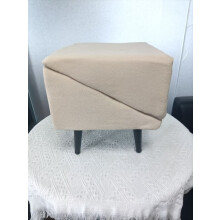 (Khaki (plus style)) Split Dog Stairs Ramp Dual-purpose Wooden Foot Stool