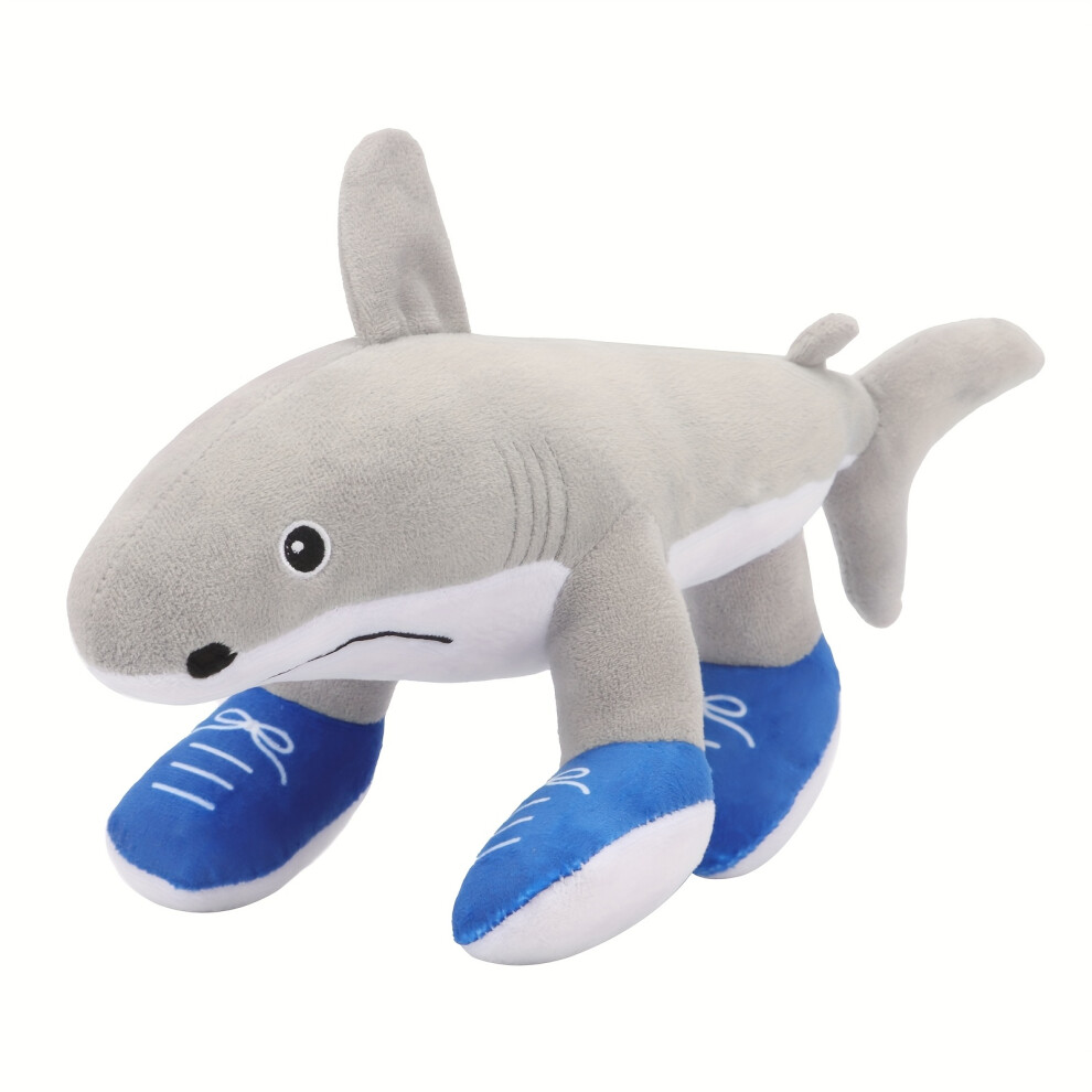 Skesrjtop (Shark) Tung Tung Tung Sahur Plush Tralalelo Tralala Plush Toys Sahur Doll Soft Stuffed Animal Toy Funny Game Anime Figure Plush Doll White