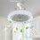 (White Crystal) 10-Inch Crystal Smart Ceiling Fan with Remote, E26/E27 Base, Adjustable 3000K-6500K, 3 Speeds, Memory Function, White Crystal Shade 1