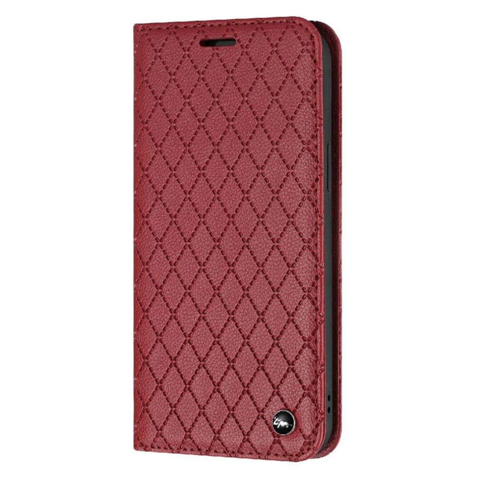 (Red) Case For Xiaomi Mi Note 14 4G Flip Card Slots Holder Magnetic Shell Wallet Business Red 764563596140