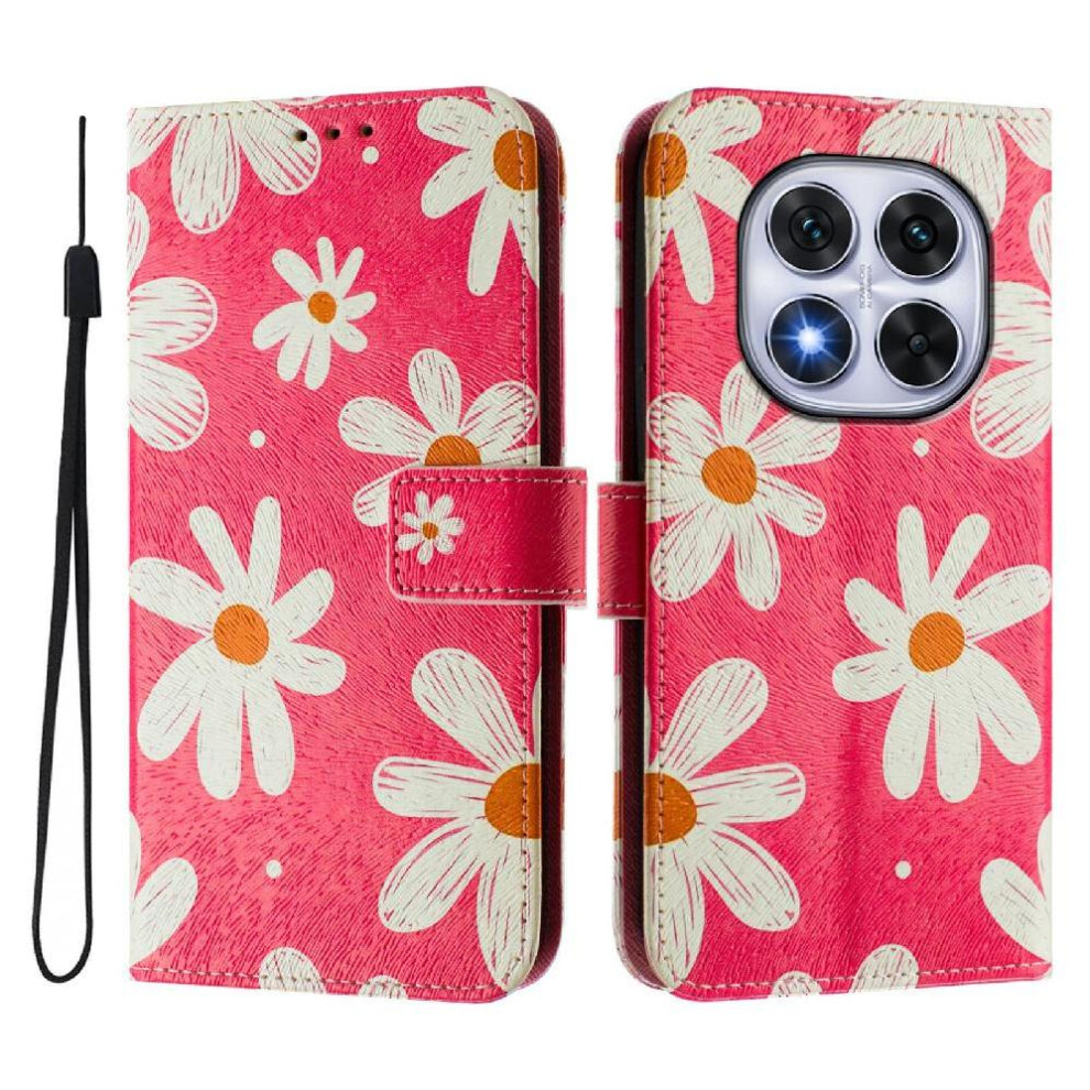 (Ohter) Case For Xiaomi Redmi Note 14 Pro 5G Wrist Strap Flip Leather Wallet Pattern Magnetic Closure 764563602247