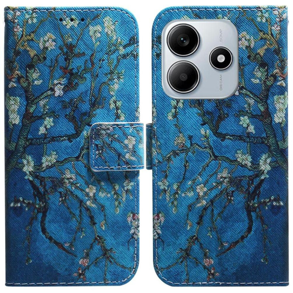 (Ohter) Flip Case For Xiaomi Redmi Note 14 5G Magnetic Closure Wallet Painted Card Slots Pu Leather 764563607778